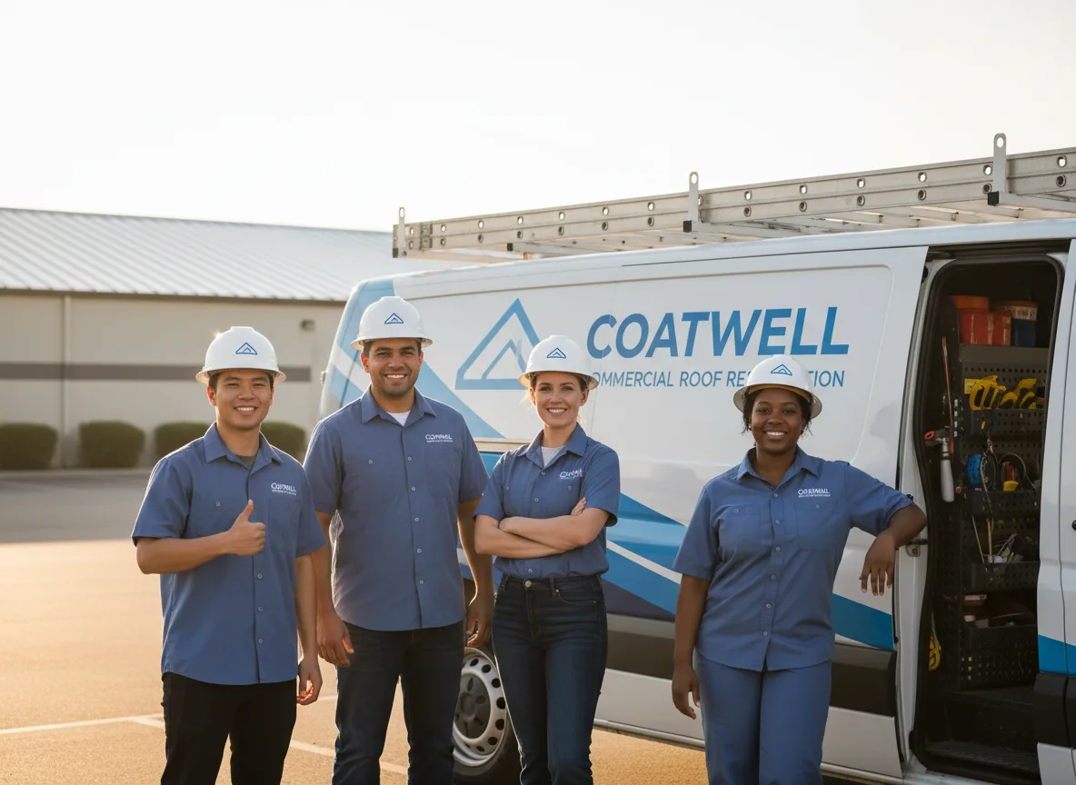 Commercial roof coating company in Osgood, OH